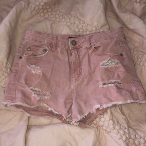 Light pink high rise Aeropostale shorts